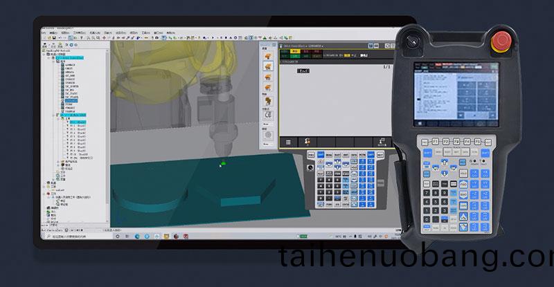 三維機(ji)器人激光切割(ge)機,三維激(ji)光切割機,3D激光切割機(ji),手動示(shi)教